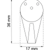 ALL-KROK 613 VIT 36X17MM 3ST