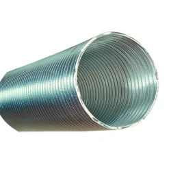 Aluminiumkanal komprimerad oisolerad Ø160