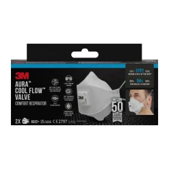 ANDNINGSSKYDD 9322+ AURA FFP2 MED VENTIL 2ST
