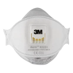 ANDNINGSSKYDD 9322 +AURA FFP2 MED VENTIL 10ST