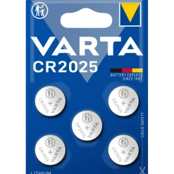 BATTERI CR2025 LITIUM MYNT 5ST