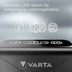 BATTERILADDARE LCD PLUG+ 57687 +4X56706