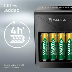 BATTERILADDARE LCD PLUG+ 57687 +4X56706