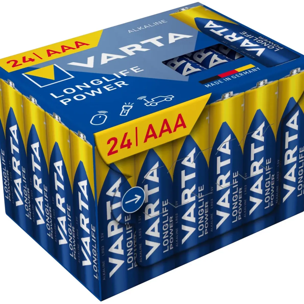 BATTERI LONGLIFE POWER AAA CUBE 24ST