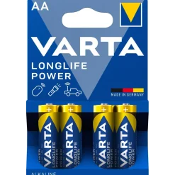 BATTERI LONGLIFE POWER AA 4ST