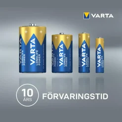 BATTERI LONGLIFE POWER AA 4ST
