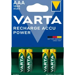 BATTERI RECH ACCU POWER AAA 1000MAH