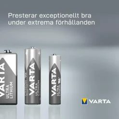 BATTERI ULTRA LITIUM 9V