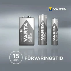 BATTERI ULTRA LITIUM 9V