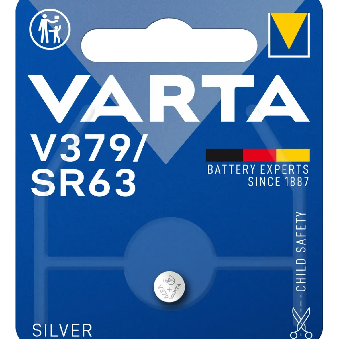 BATTERI V379 SILVER MYNT
