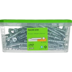 BETONGSKRUV ECS-C FÖRSÄNKT HUVUD FZB 7,5(6)X72 100ST
