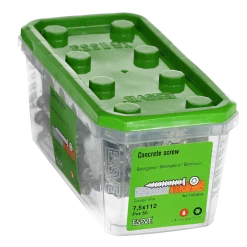 BETONGSKRUV ECS-C FÖRSÄNKT HUVUD CORRSEAL 7,5(6)X112 50ST