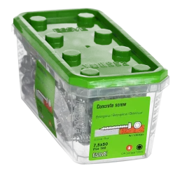 BETONGSKRUV ECS-HF HEX FLÄNS CORRSEAL 7,5(6)X50 100ST