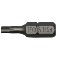 BITSS2 TORX M/HÅL TXT15 X L25MM X 1/4T 3ST