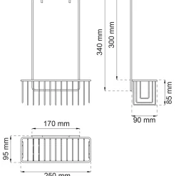 BLANDARKORG AZALEA SINGLE KROM CC150-160MM