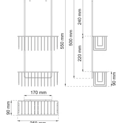 BLANDARKORG AZALEA TWIN KROM CC150-160MM