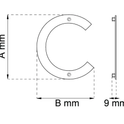 BOKSTAV HOME C RF 146MM