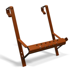 BÄRLÄKTSTEG EXKLUSIV CARISMA HÖGANÄS TEGELRÖD CC 250MM
