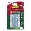 Command™ Dekorationsklämmor för utomhusbruk 17026H-AW, 20 klämmor + 24 strips