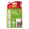 Command™ Tavelupphängningsstrips 17217WHI-4-UKN, vita, extra stora, 4 par (8 strips)