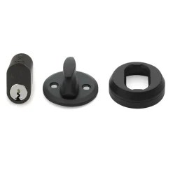 CYLINDERLÅSSATS 42 SVART