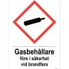 DEKAL UNIGRAPHI GASBEHÅLLAREF I SÄKERHET 148X210MM 3ST