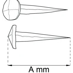 DEKORSPIK SMIDE 75MM 2ST