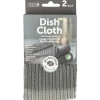 DISKDUKMICROFIBER GRÅ 24X24CM 2ST