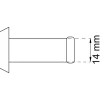 DÖRRÖGA 6544 KROM D14MM