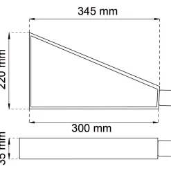 DÖRRSTOPP 390 GRÅ 300X220MM