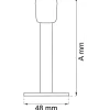 DÖRRSTOPP 7470 KROM 110MM SB SB