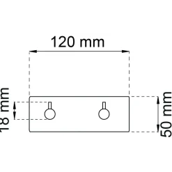 DUBBELKROK FLAIR P RF 50X120MM