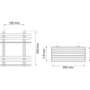 DUSCHKORG LUNARIA 2-PLAN KROM 320X250MM