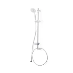 DUSCHSET DAHLIA 1-SPRAY VIT D110MM/SLANG 150CM