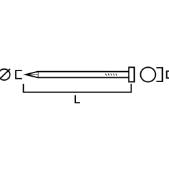 DYCKERT FÖRKOPPRAD 1,7X40MM 60ST