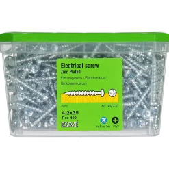 EL&MONTAGESKRUV KULLRIGT HUVUD PH2 FZB 4,2X35 400ST