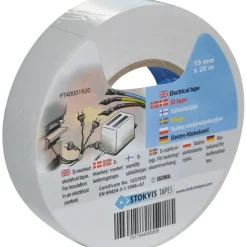 Eltejp S-märkt vit