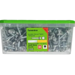 FARMARSKRUV BORRSPETS SEXKANTS M BRICKA SILVER 4,8X35 250
