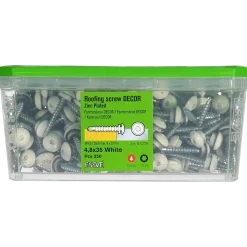 FARMARSKRUV DECOR BORRSPETS VI RAL9010 TX25 FZB 4,8X35 250