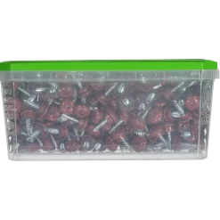 FARMARSKRUV DECOR BS RÖD RAL 3009 TX25 FZB 4,8X20 250ST