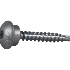 FARMARSKRUV DECOR BS SILVER RAL 9006 TX25 FZB 4,8X35 250ST
