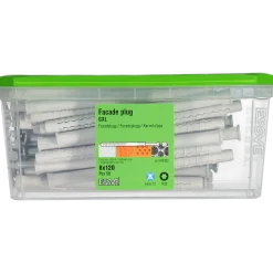 FASADPLUGG GXL SKRUV FÖRSÄNKT HUVUD TX30 FZB 8X120 50ST