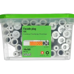 FASADPLUGG GXL SKRUV FÖRSÄNKT HUVUD TX40 FZV 10X160 25ST