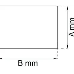FILTBIT 116 SVART 100X125MM