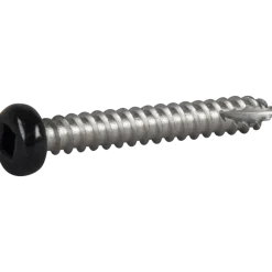 FÖNSTERBLECKSKRUV ROSTFRI A2 SVART R1 3,5X25 200ST
