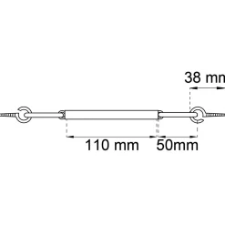 FÖNSTERKEDJA 35 110MM
