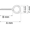 FÖRANKRINGSÖGLA 432 EFZ 110MM