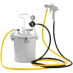 FÄRGSPRUTA TRYCKLUFT MED TANK 9,5L