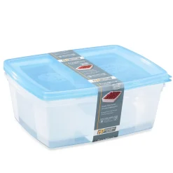 FÖRVARINGSBURK N.PLAST FRYS/MICRO TRSP/BLÅ 2X2,5L