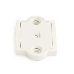 FÄSTBRICKA 2434 VIT 2ST